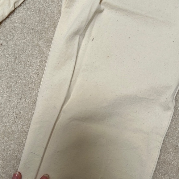 High waisted beige pants - Picture 3 of 8